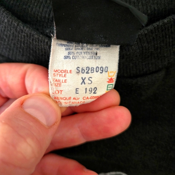 RARE Vintage 90s University of PlayBoy Black Crewneck Sweatshirt Size XS Womens - Picture 4 of 4